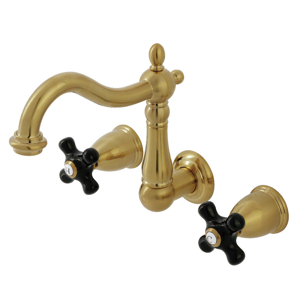 Duchess Wall-Mount Bathroom Faucet in Brushed Brass