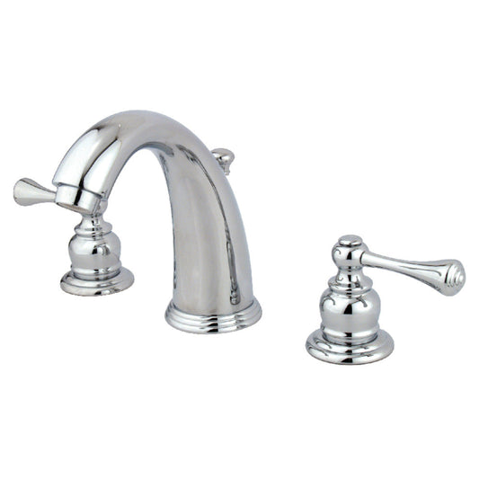 Victorian Widespread Bathroom Faucet in Polished Chrome
