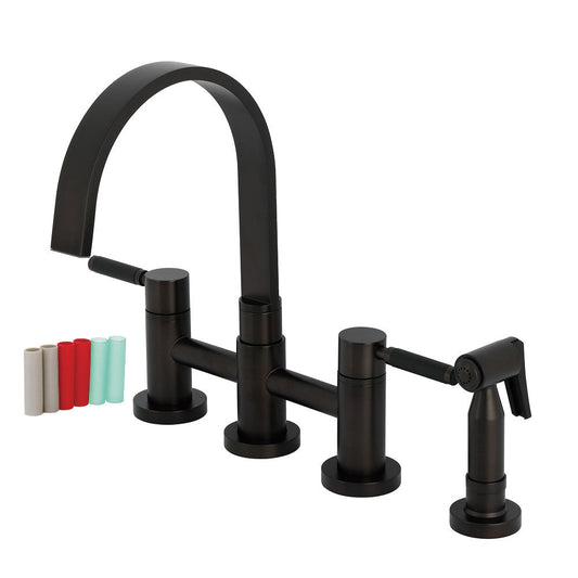 Kaiser Bridge Kitchen Faucet in Oil Rubbed Bronze