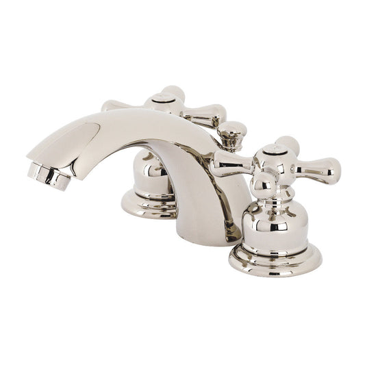 Victorian Mini-Widespread Bathroom Faucet in Polished Nickel