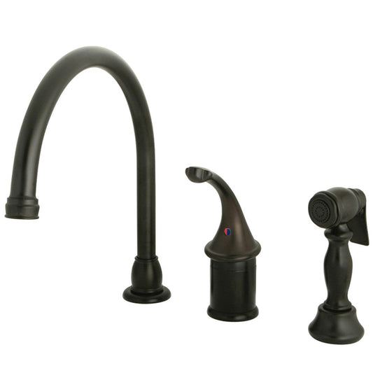 Georgian Widespread Kitchen Faucet in Oil Rubbed Bronze