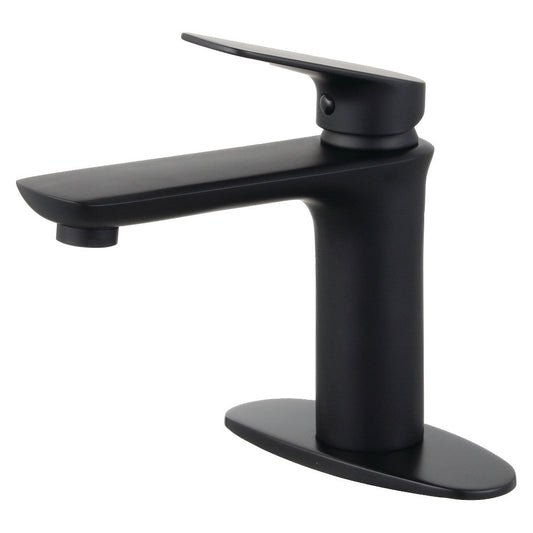 Frankfurt Single-Hole Bathroom Faucet in Matte Black