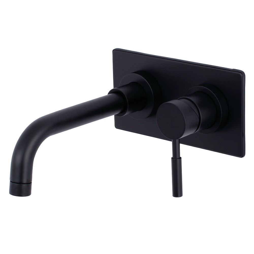 Concord Wall-Mount Bathroom Faucet in Matte Black
