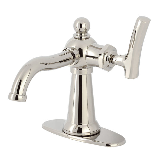 Hallerbos Single-Hole Bathroom Faucet in Polished Nickel