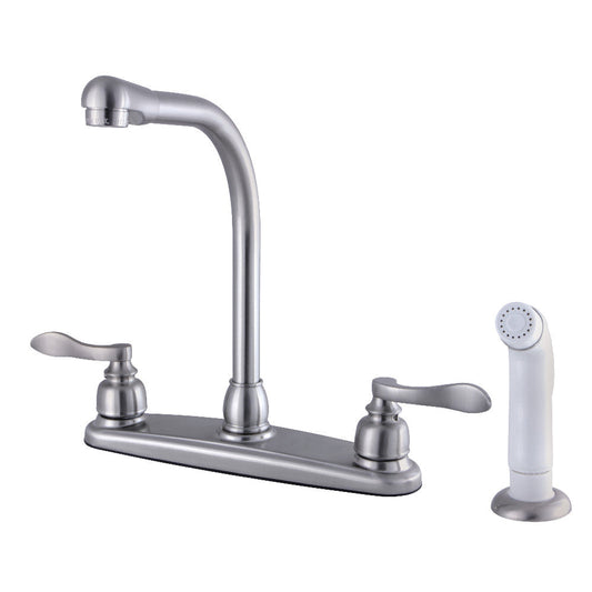 NuWave French Centerset Kitchen Faucet in Brushed Nickel