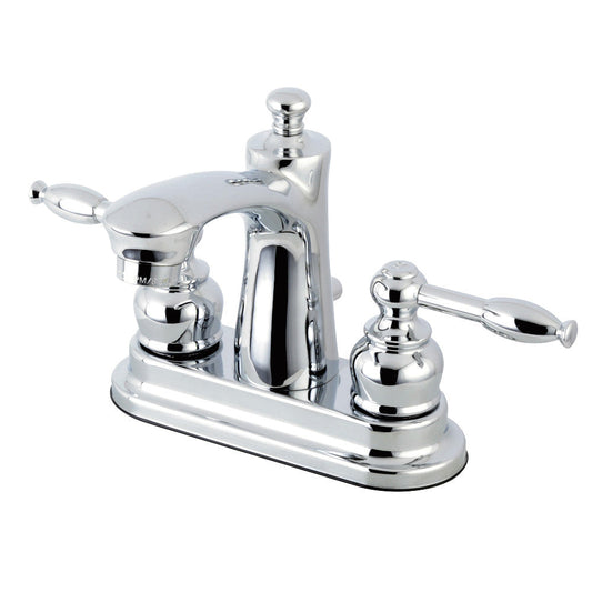 Knight 4 Inch Centerset Bathroom Faucet in Polished Chrome