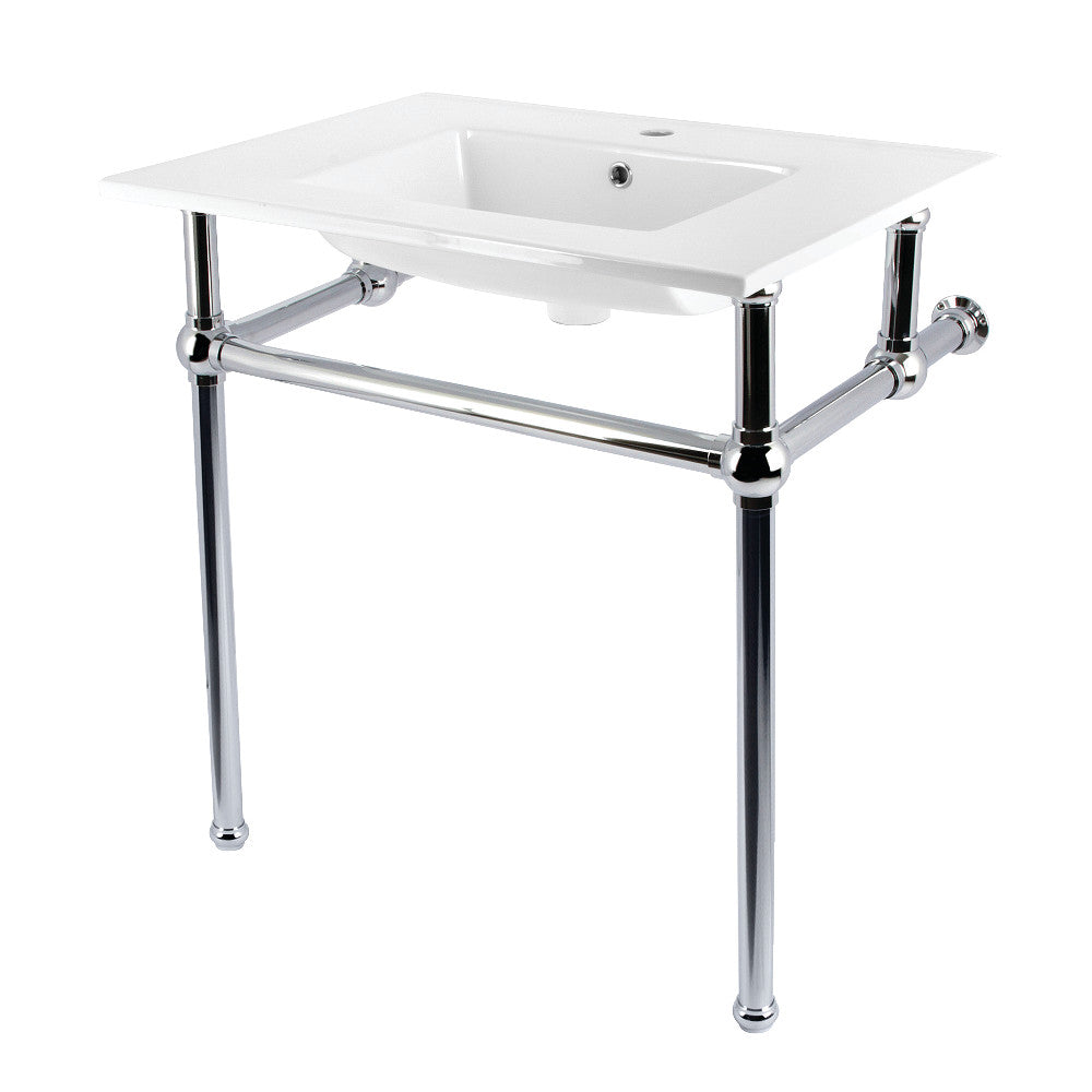 Templeton 31.13 Inch Console Sink in White