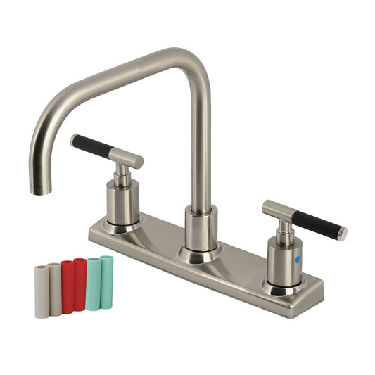 Kaiser Centerset Kitchen Faucet in Brushed Nickel