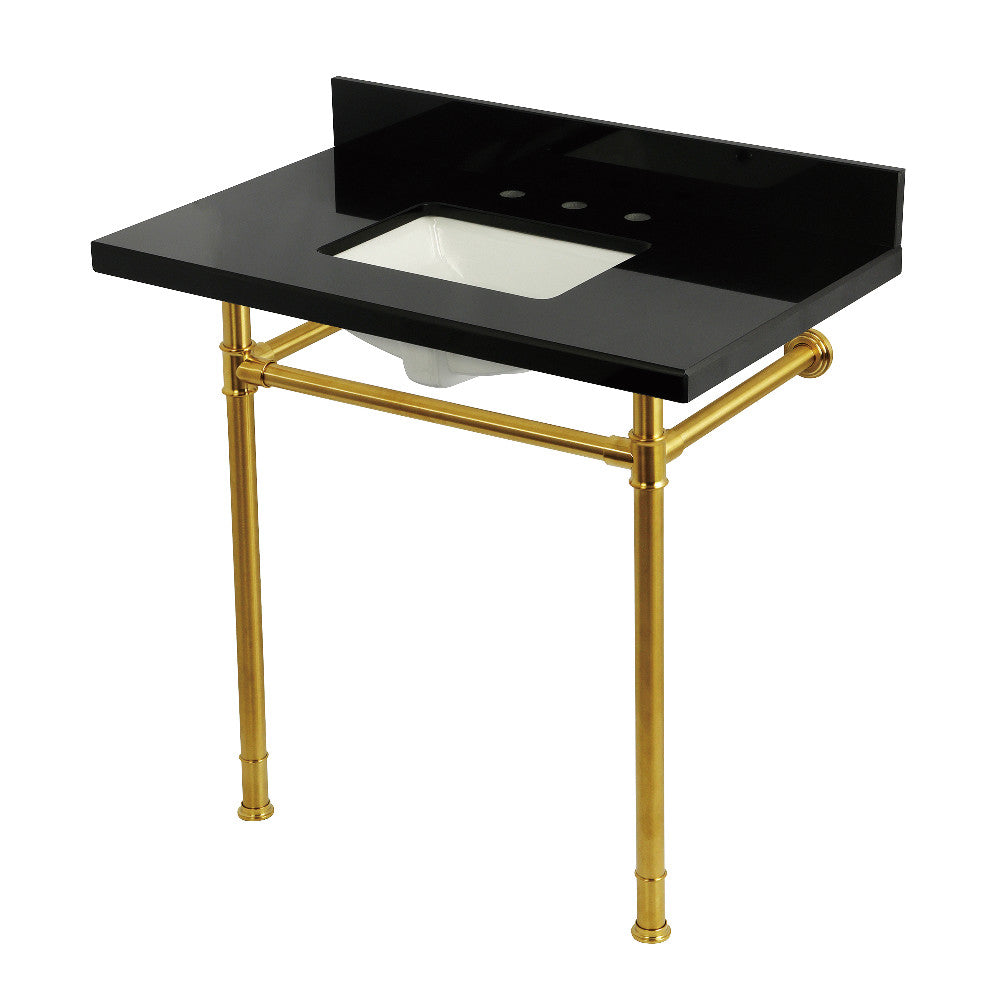 Imperial 36 Inch Console Sink in Brushed Brass