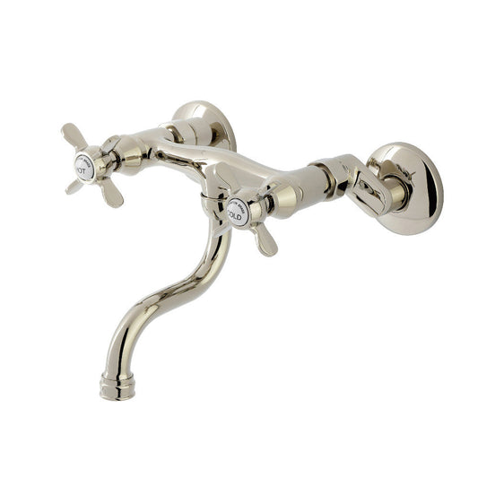 Essex Wall-Mount Bathroom Faucet in Polished Nickel