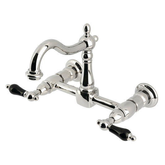 Duchess Wall Mount Kitchen Faucet in Polished Nickel