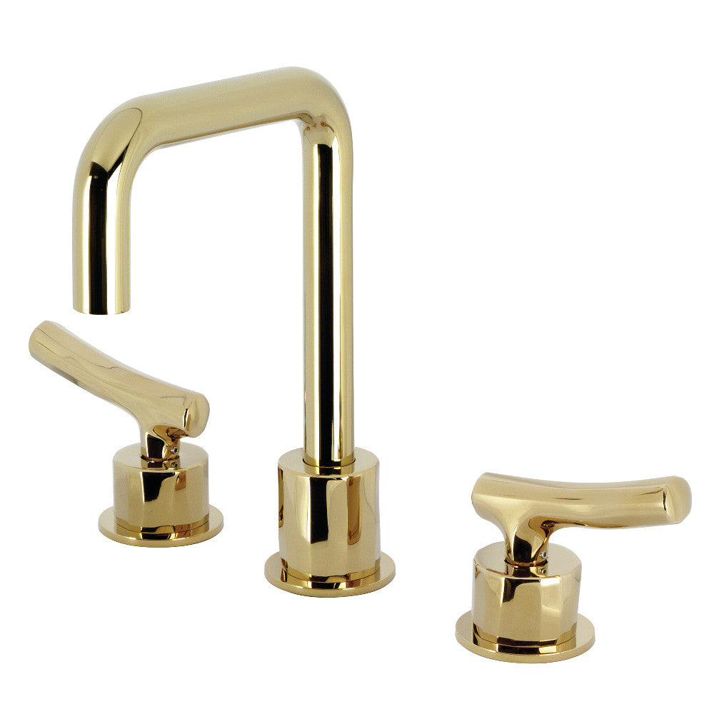 Hallerbos Widespread Bathroom Faucet in Polished Brass