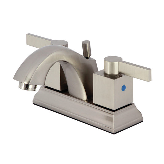 Meridian 4 Inch Centerset Bathroom Faucet in Brushed Nickel