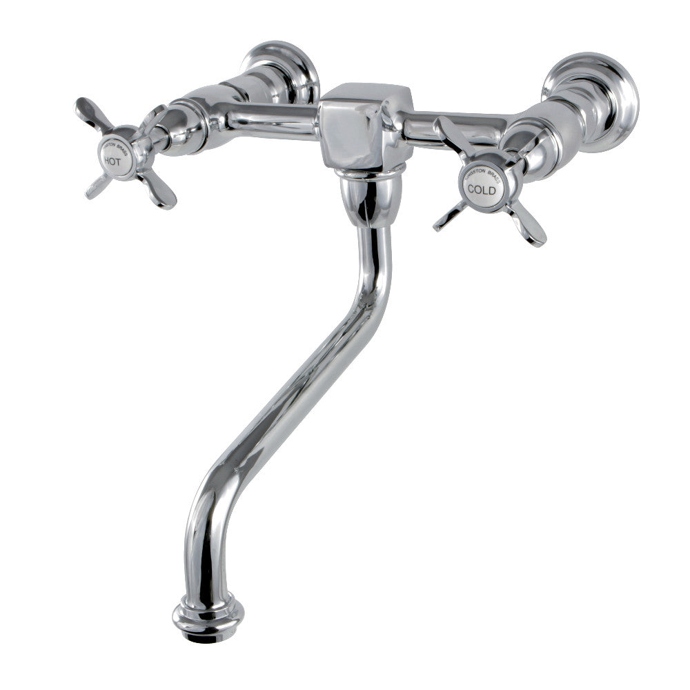 Essex Wall-Mount Bathroom Faucet in Polished Chrome