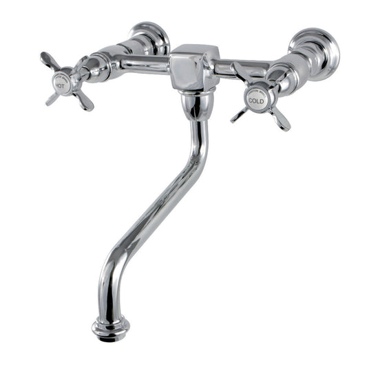Essex Wall-Mount Bathroom Faucet in Polished Chrome