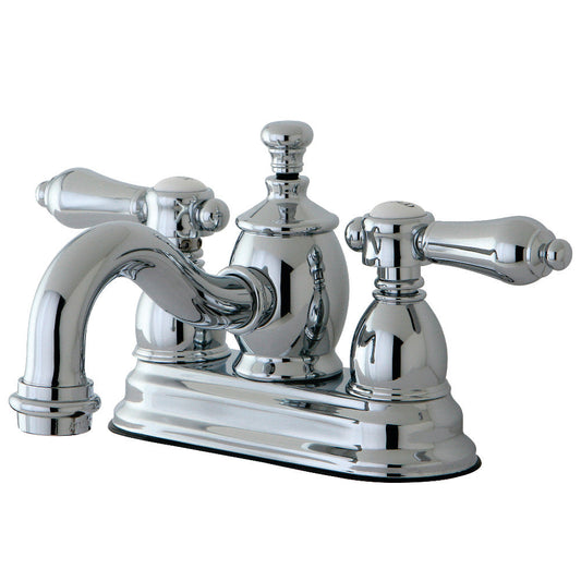 Heirloom 4 Inch Centerset Bathroom Faucet in Polished Chrome