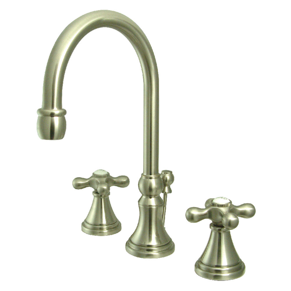 Governor Widespread Bathroom Faucet in Brushed Nickel