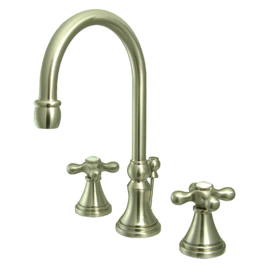 Governor Widespread Bathroom Faucet in Brushed Nickel