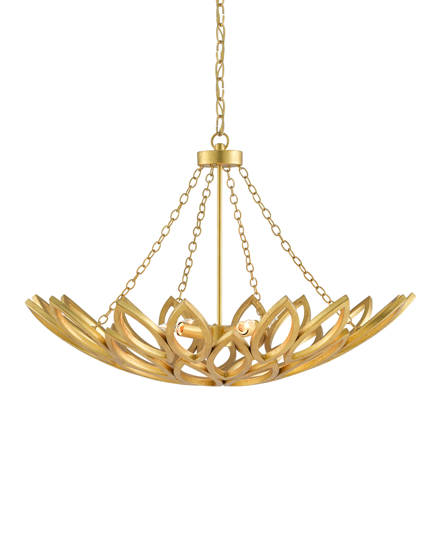 Allemande Gold Chandelier