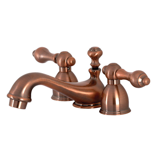 Restoration Mini-Widespread Bathroom Faucet in Antique Copper