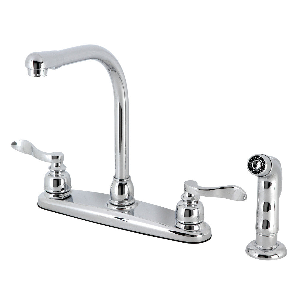 NuWave French Centerset Kitchen Faucet in Polished Chrome