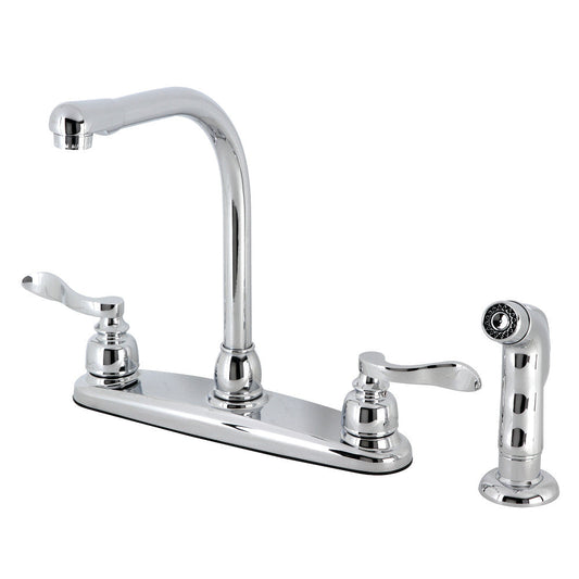 NuWave French Centerset Kitchen Faucet in Polished Chrome