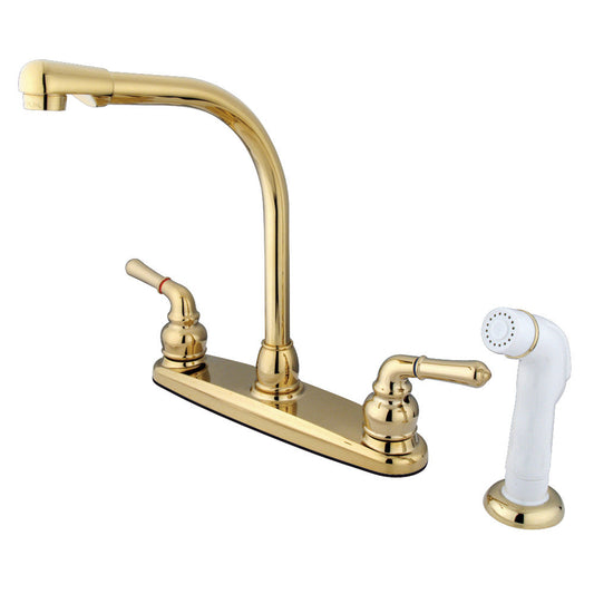 Magellan Centerset Kitchen Faucet in Polished Brass
