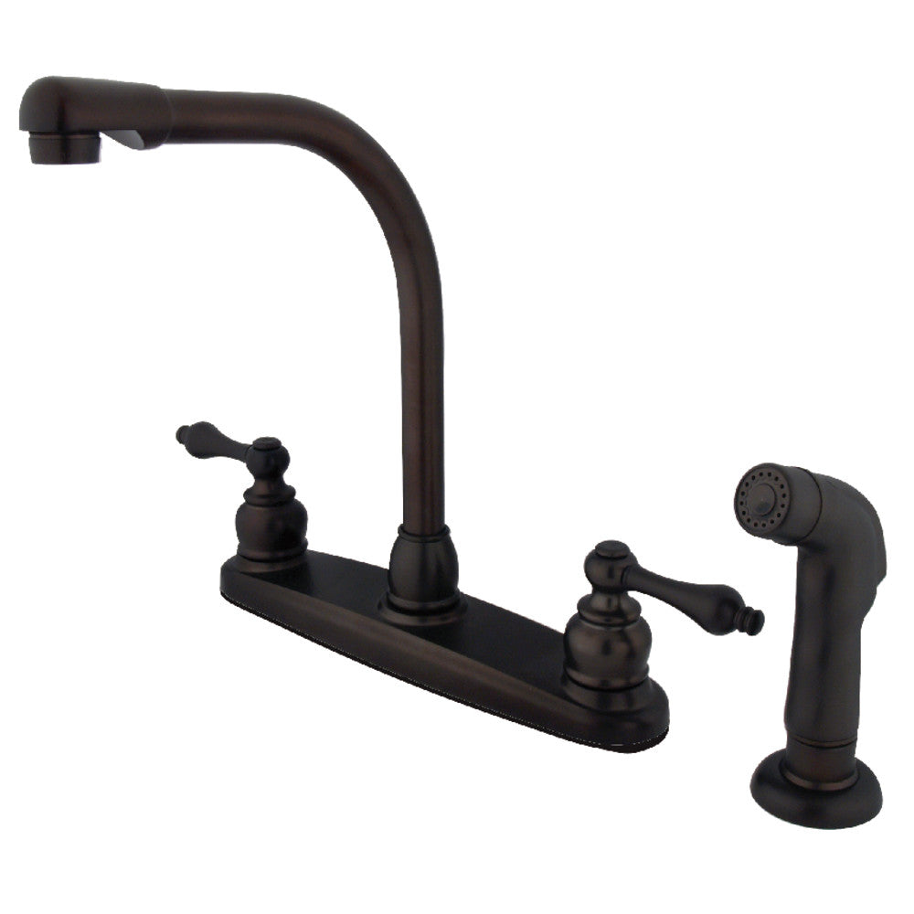 Victorian Centerset Kitchen Faucet in Oil Rubbed Bronze