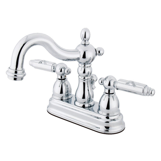 Heritage 4 Inch Centerset Bathroom Faucet in Polished Chrome