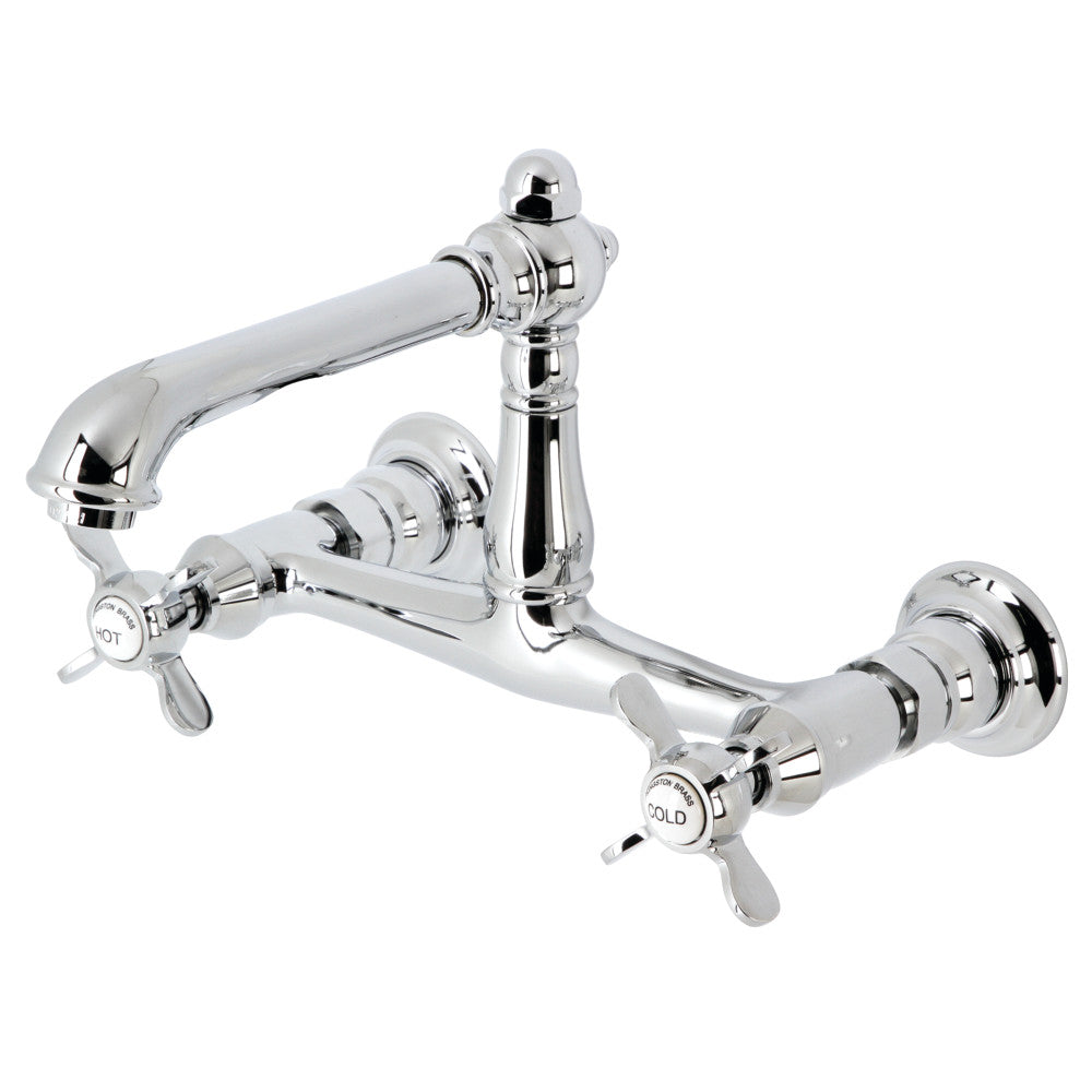 Essex Wall-Mount Bathroom Faucet in Polished Chrome