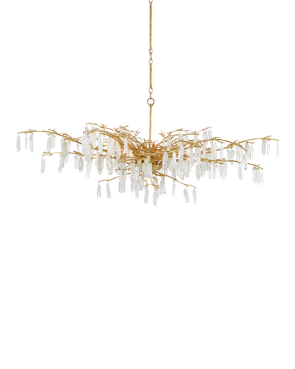 Forest Dawn Gold Chandelier