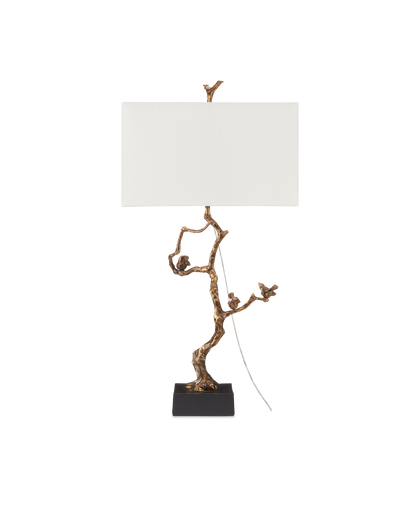 Shadows Brass Table Lamp