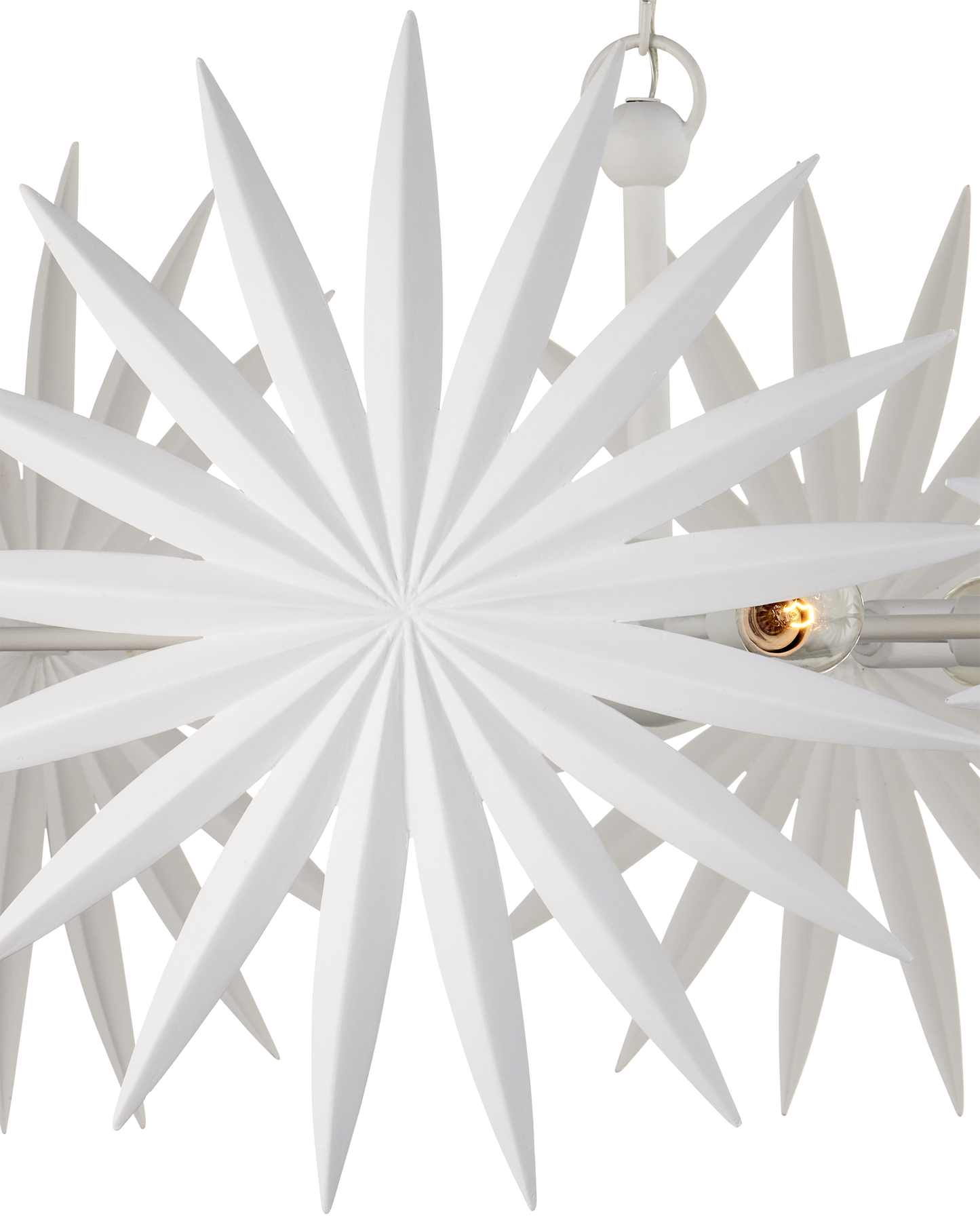 Bismarkia Small White Chandelier