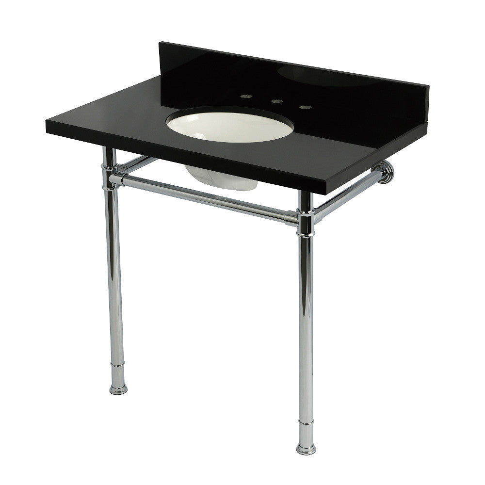 Imperial 36 Inch Console Sink in Polished Chrome