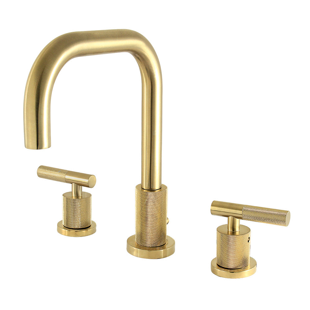 Convergent Widespread Bathroom Faucet in Brushed Brass