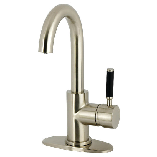 Kaiser Single-Hole Bathroom Faucet in Brushed Nickel