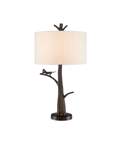 Grasshopper Bronze Table Lamp