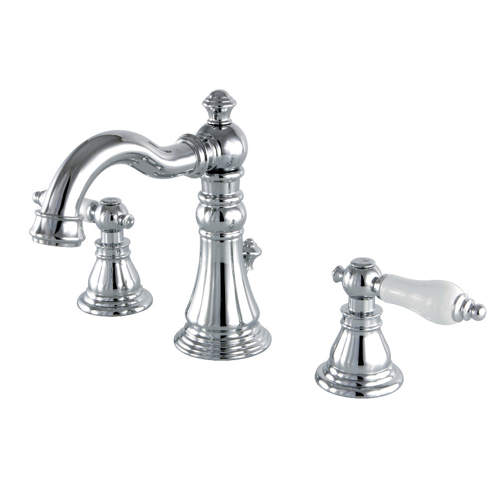 American Patriot Widespread Bathroom Faucet in Polished Chrome