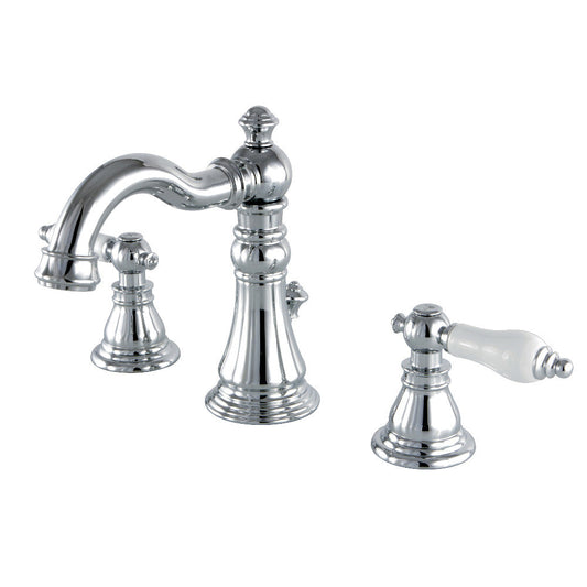 American Patriot Widespread Bathroom Faucet in Polished Chrome