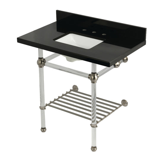 Templeton 36 Inch Console Sink in Brushed Nickel