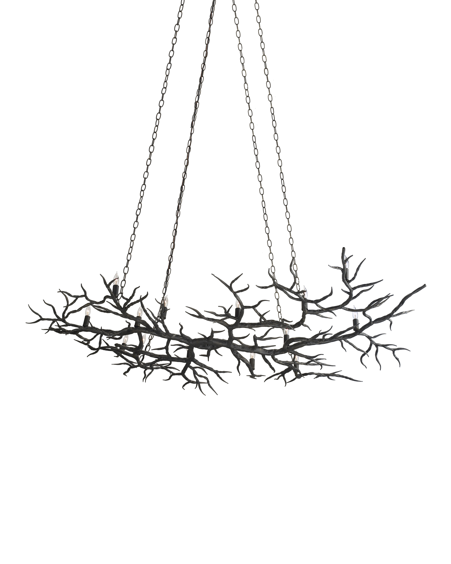 Rainforest Large Bronze Chandelier