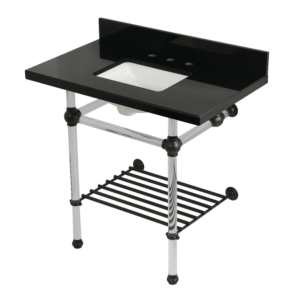 Templeton 36 Inch Console Sink in Oil Rubbed Bronze