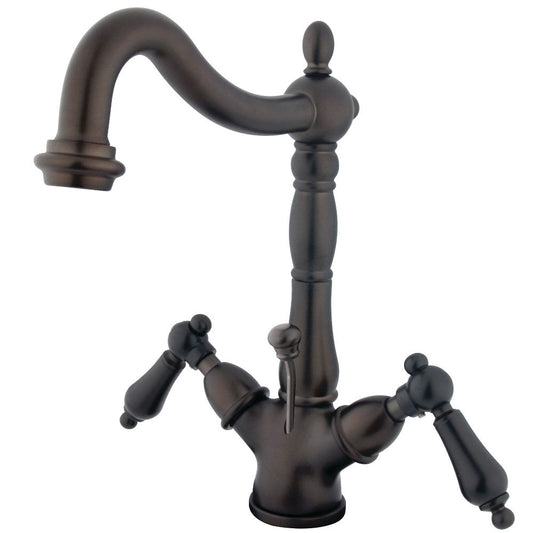 Heritage 4 Inch Centerset Bathroom Faucet in Oil Rubbed Bronze