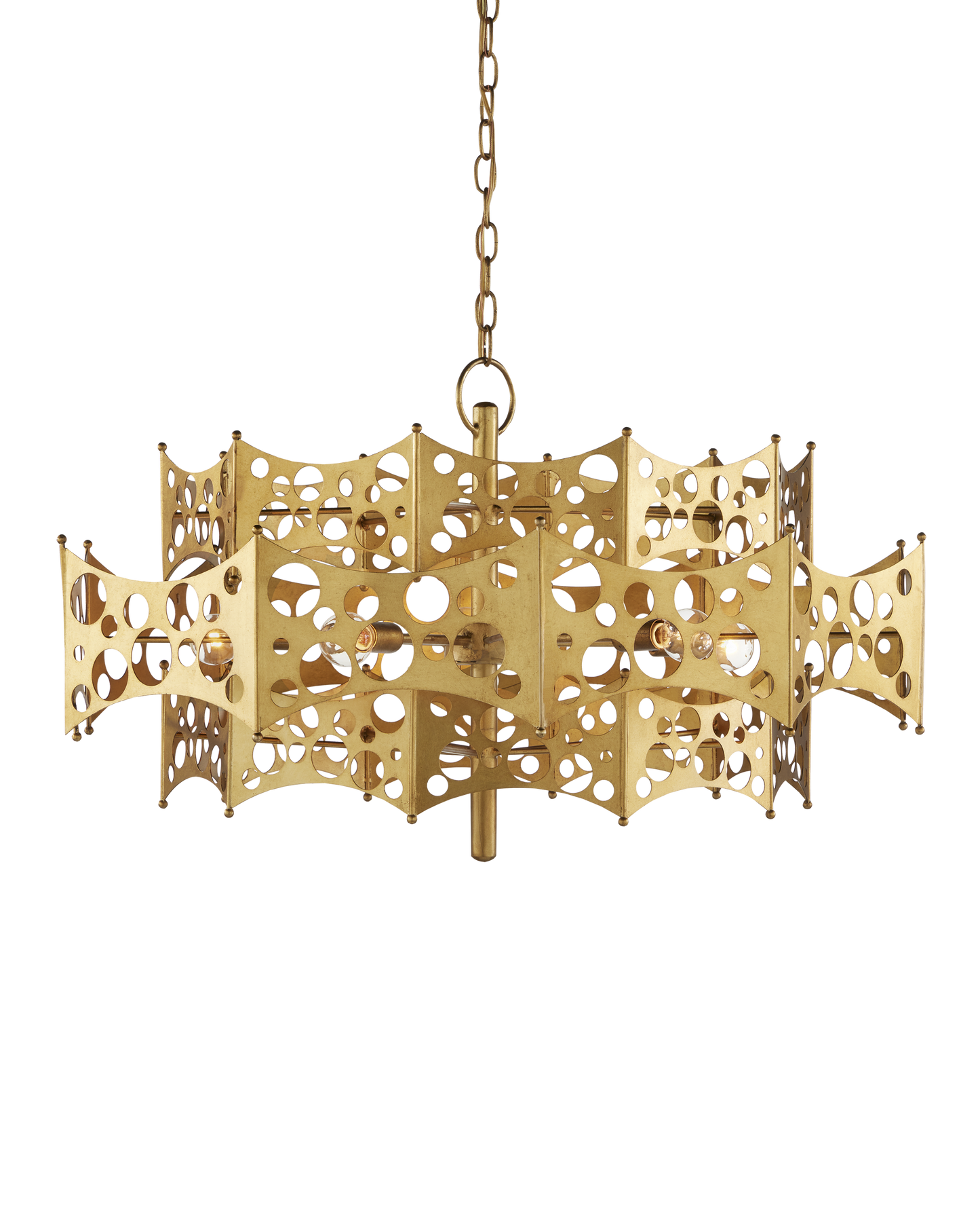 Emmental Gold Chandelier