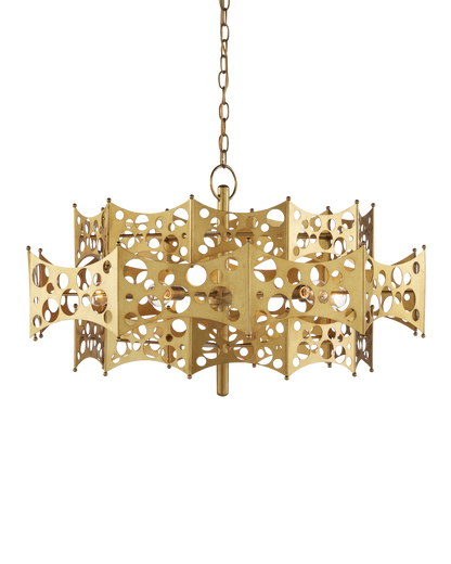 Emmental Gold Chandelier