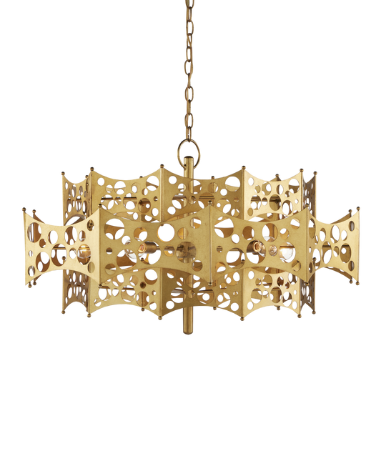 Emmental Gold Chandelier