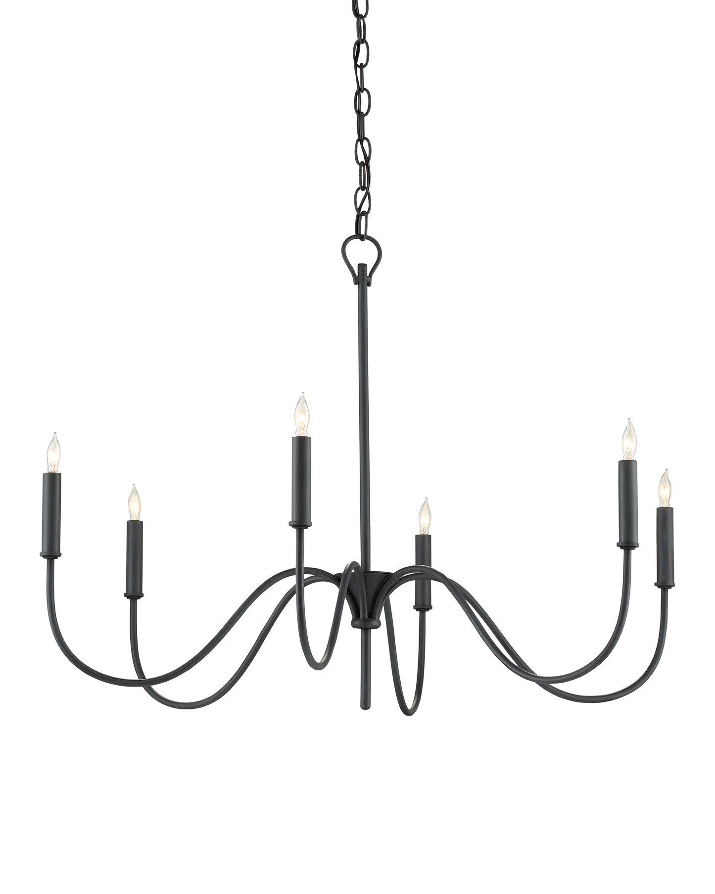 Tirrell Small Black Chandelier