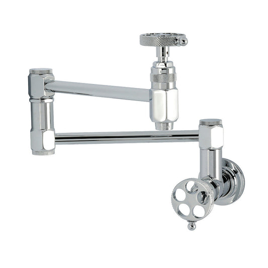 Webb Pot Filler Faucet in Polished Chrome