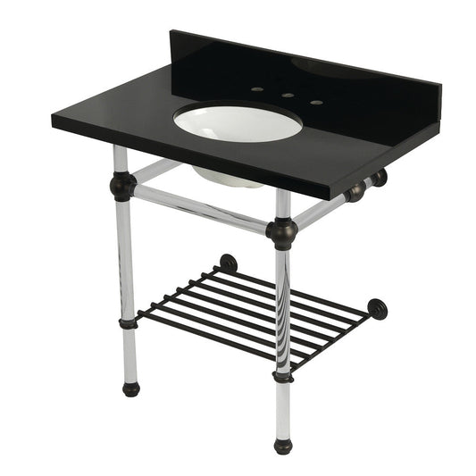 Templeton 36 Inch Console Sink in Oil Rubbed Bronze