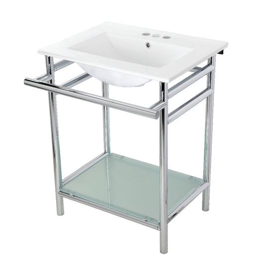 Sheridan 24 Inch Console Sink in White